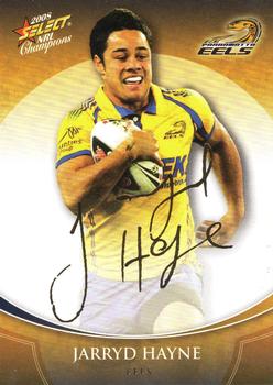 2008 Select NRL Champions - Gold Foil Signatures #FS29 Jarryd Hayne Front